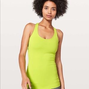 Lululemon Cool Racerback in Lime Green